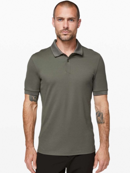 lululemon athletica Other - Lululemon Tech Pique Polo Grey Sage Men’s golf tennis business casual size XXL